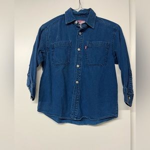 Levi’s Boys Long Sleeve Denim Shirt Sz 8/10